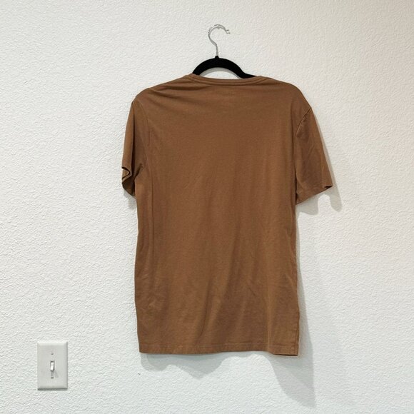 Goodfellow & Co Men's Every Wear Short Sleeve T-Shirt Tan Brown Medium - Picture 5 of 7